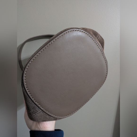 Brown Genuine Leather Made In Italy Italian Hand Bag Handbag Shoulder Bag Purse - Picture 9 of 12